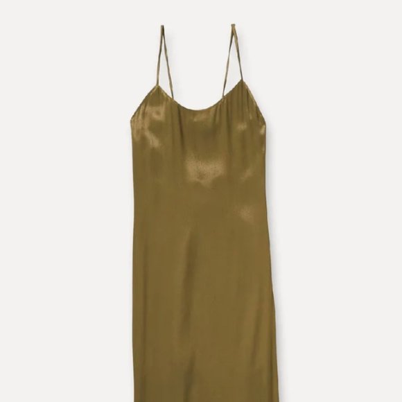 Something Navy Olive Midi Dress - Picture 4 of 11